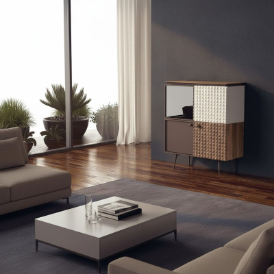 Esszimmer Design Kommode Luxus Einrichtung Holzschrank Möbel Neu