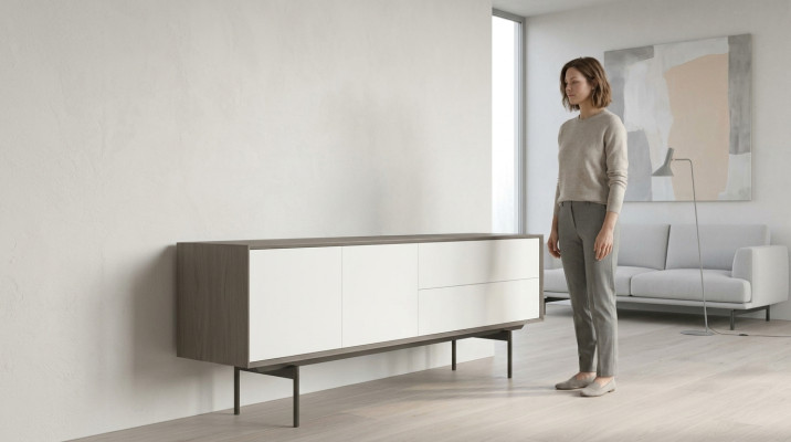 Esszimmer Möbel Sideboard Modern Holz Schrank Design Einrichtung