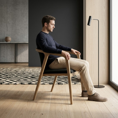 Esszimmer Stuhl Modern Holz Möbel Stühle Luxus Design Einrichtung Neu