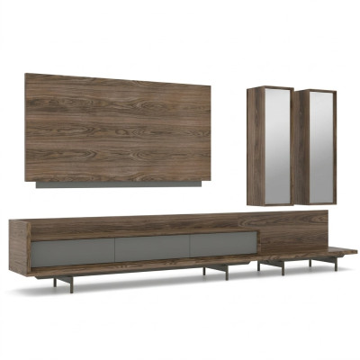 Wohnzimmermöbel TV-Ständer Komplett Wandschrank TV Rahmen Designer Einrichtung