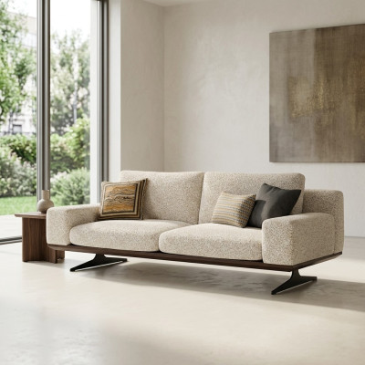 Luxus Dreisitzer Sofa Polstermöbel Couch Modern Wohnzimmer Designer Einrichtung