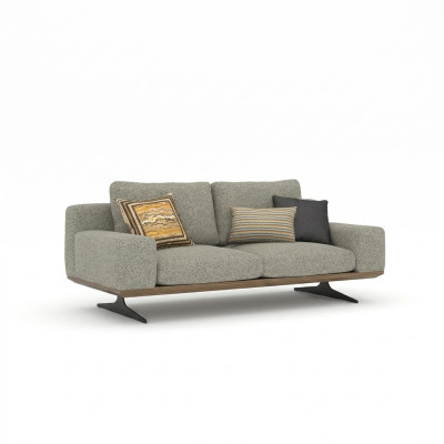 Modern Sofa Wohnzimmer Couch Zweisitzer Polstersofa Textil Möbel Designer Neu
