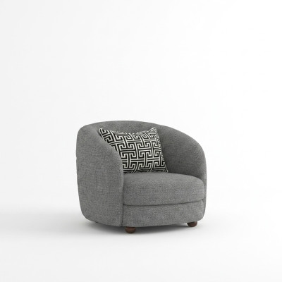 Modern Möbel Sessel Polstersitz Designer Einrichtung Polstermöbel Textil Neu