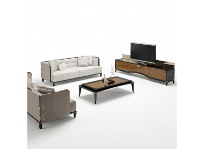  Polstermöbel Sofa Couch Designer 2x Dreisitzer Sofas Modern Weiß Einrichtung