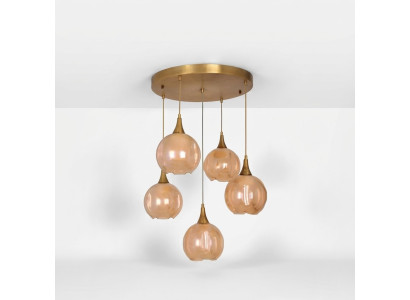 Kronleuchter Metall Lampe Leuchten Lampen Deckenleuchten Leuchte 55x80