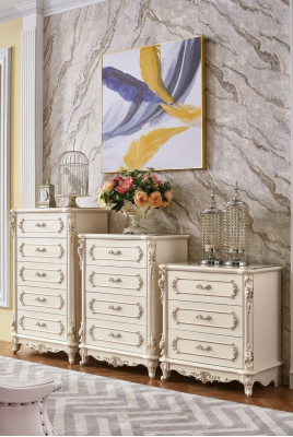 Set 2er Luxus Kommoden im Wohnzimmer klassische Wohnzimmer Möbel Neu