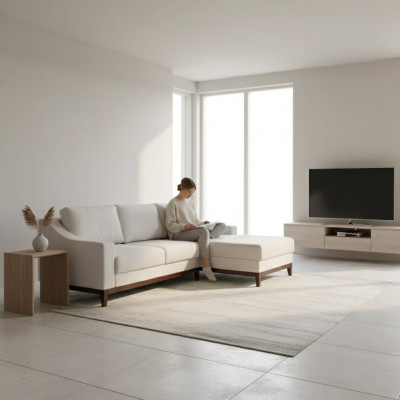 Sofas L Form Sofa Polster Wohnlandschaft Design Ecksofa Textil Eckgarnitur