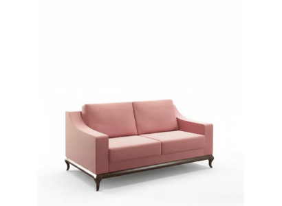 Modern Sofa 2 Sitzer Wohnzimmer Design Möbel Stil Modern Neu rosa Luxus