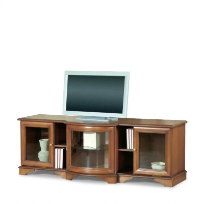Wohnzimmer tv Ständer Fernseher Lowboard Schrank Möbel Holz rtv 177cm