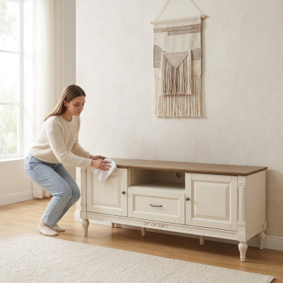 tv Ständer Kommode Holztisch Wandregal modernes rtv Ständer Design