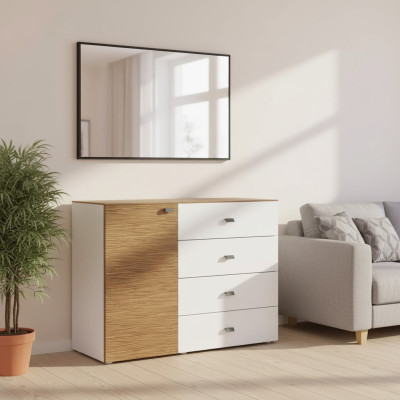 Moderne Kommode Luxus Sideboard Design Schlafzimmer weiße Holzmöbel