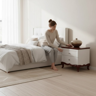 Nachttisch Beistell Tische Holz Neu Luxus designer Möbel Schlafzimmer
