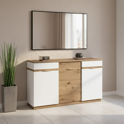 Kommode mit 6 Schubladen Sideboard Wohnzimmer Schubladenschrank Design