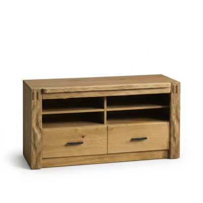 TV Schrank Luxus Fernseher Ständer Kommode Sideboard Wohnwand Holz
