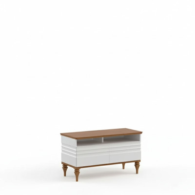 Wohnwand rtv Sideboard tv Ständer Lowboard Wohnwände Holz Weiß