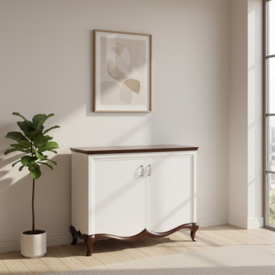 Luxus Schlafzimmer Kommode mit Holzschrank Design Möbel Holz