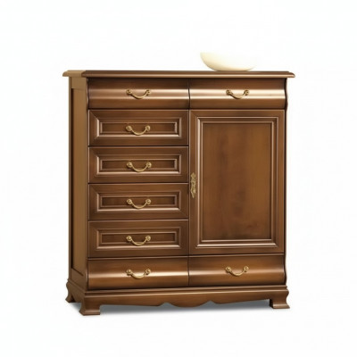Schubladen Eiche Massivholz Kommoden Sideboard Kommode Echtholz Schrank