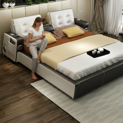 Multifunktion Bett Doppelbetten Modernes Bettgestell Betten 180 x 200 cm