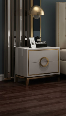 Design Nacht Tisch Konsole Beistell Konsolen Tische Schlaf Zimmer Luxus Holz Neu