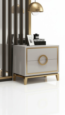 Design Nacht Tisch Konsole Beistell Konsolen Tische Schlaf Zimmer Luxus Holz Neu
