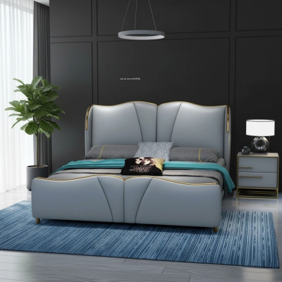 Design Blau 2x Nachttisch Beistelltische Schlafzimmer Holz Luxus Konsolen