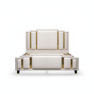 Leder Bett Polster Design Luxus Doppel Hotel Schlaf Zimmer Betten