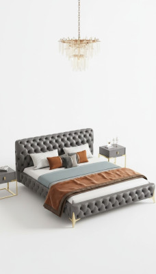 Chesterfield Bett Polster Design Luxus Doppel Hotel Betten Luxus Hotel Neu