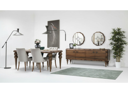 Klassisches Braunes Sideboard Designer Luxus Holz Möbel Kommode Möbel
