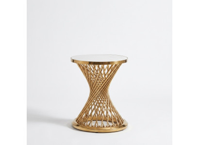 Couchtisch Runder Beistelltisch Designer Tisch Wohnzimmertisch Edelstahl