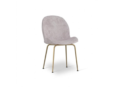 Hellgrauer Esszimmer Stuhl Designer Polsterstühle Moderne Einsitzer