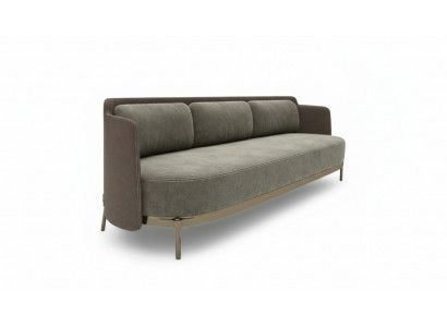 Modernes Sofa 3 Sitzer Wohnzimmer Polster Textil Luxus Couch 228cm Stoff