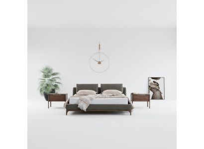 Modernen Designen Schlafzimmer Set 3tlg Bett 2x Nachttisch 180x200