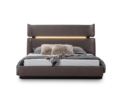 Schlafzimmer Luxus Bett Modern stilvolles Modern Bett grau 180x200