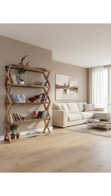 Bücherregal Modern Holz Regal Schrank Büro Designer Einrichtung Regale
