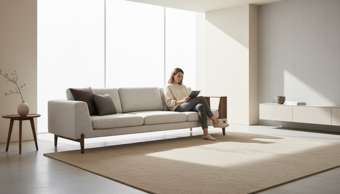 Luxus Stoff Sofa Für Wohnzimmer Modernen Neu Sofa Big Sofa Textil Couchen