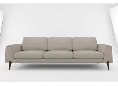 Luxus Sofa Grau Farbe Wohnzimmer Polster Textil Dreisitzer Couch Couchen