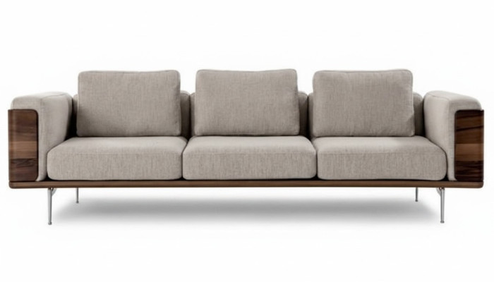 Sofa Für Wohnzimmer Luxus Modernen Designen mit Armlehnen Dreisitzer Design