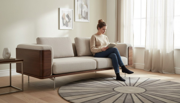 Designen Sofa für Wohnzimmer Modernen Farbe Dreisitzer Couchen Möbel