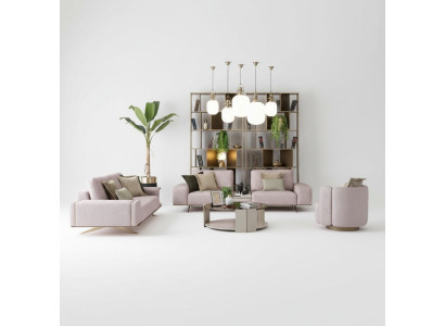 Luxus Sofagarnitur 3+3+1 Sitz Couchen Set Möbel Einrichtung Sitzpolster