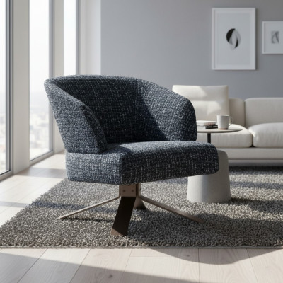 Luxuriöser Sessel Ergonomischer Lounge sessel Polsterung modernen Design