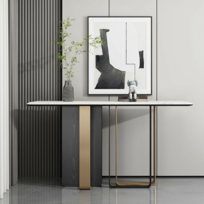 Designer Holz Konsolentisch Tisch Konsole Modern Wohnzimmer Konsole