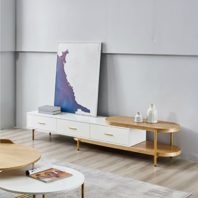 rtv Lowboard Schubladen Regale Kommode Tisch Wohnzimmer Holz Design