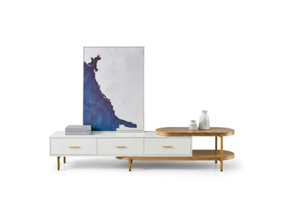 rtv Lowboard Schubladen Regale Kommode Tisch Wohnzimmer Holz Design