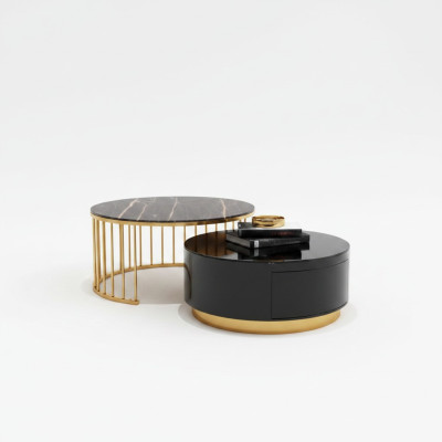 Moderne Couchtisch Einrichtung Wohnzimmer Möbel Schwarz Tische