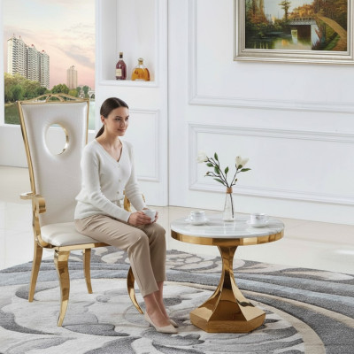 Couchtisch Luxus Modern Design Tisch Wohnzimmer Beistelltisch 60x54