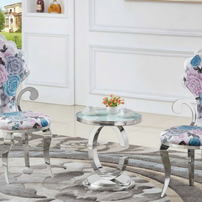 Luxus Wohnzimmer Couchtisch Edelstahl Tische Design Möbel Beistell Neu