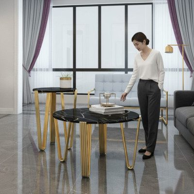 Wohnzimmer Design Couchtisch Möbel Tisch Luxus Beistelltisch Modern