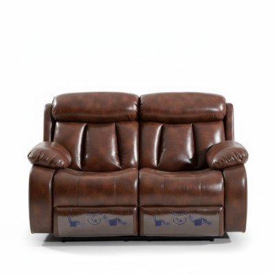 Sofa 2 Sitzer Design Polster Modern Leder Stoff Wohnzimmer Zweisitzer