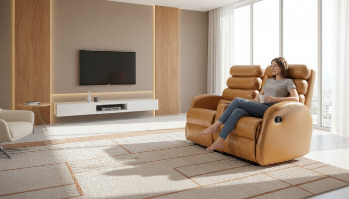 Sofa Luxus Braun Wohnzimmer Modern Design Couchen Möbel Neu
