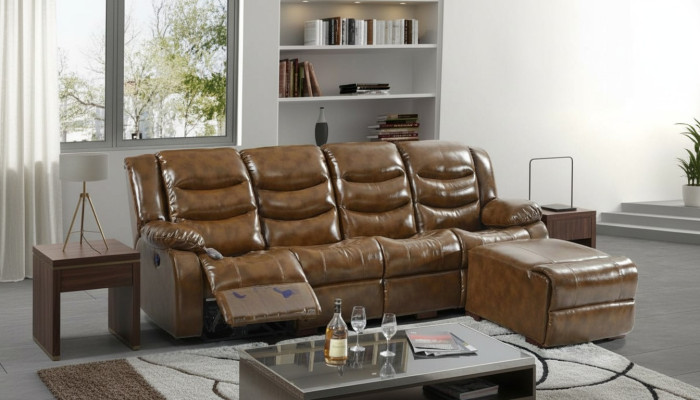 Design Sofa 4 Sitzer Wohnzimmer Möbel Luxus Sofa Pouffe Luxus Möbel